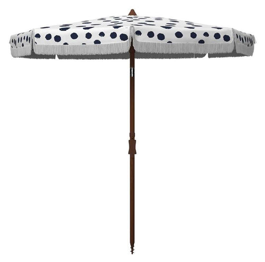 Safavieh - Sydney 6.5 Beach Umbrella - Navy - White - PAT8502B veiw 1