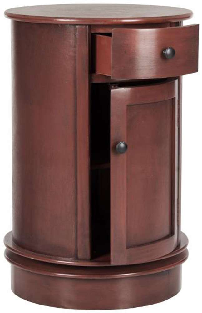Safavieh - Tabitha Swivel Accent Table - Red - AMH5712E veiw 3