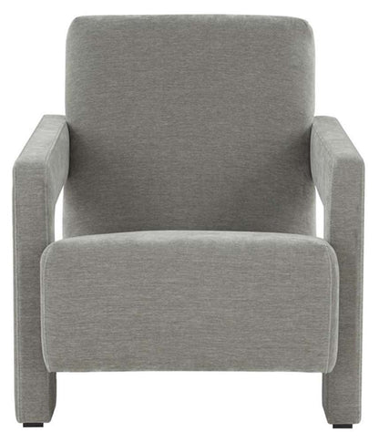 Safavieh - Taylor Modern Velvet Accent Chair - Grey - SFV5046B veiw 1