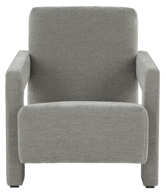 Safavieh - Taylor Modern Velvet Accent Chair - Grey - SFV5046B veiw 1