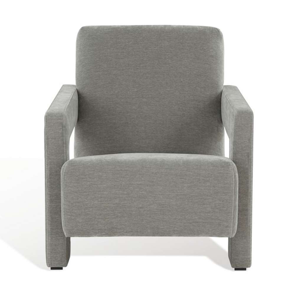 Safavieh - Taylor Modern Velvet Accent Chair - Grey - SFV5046B veiw 2