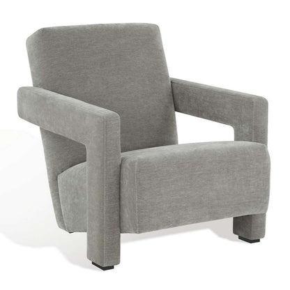 Safavieh - Taylor Modern Velvet Accent Chair - Grey - SFV5046B veiw 4