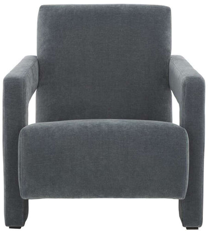 Safavieh - Taylor Modern Velvet Accent Chair - Navy - SFV5046D veiw 1