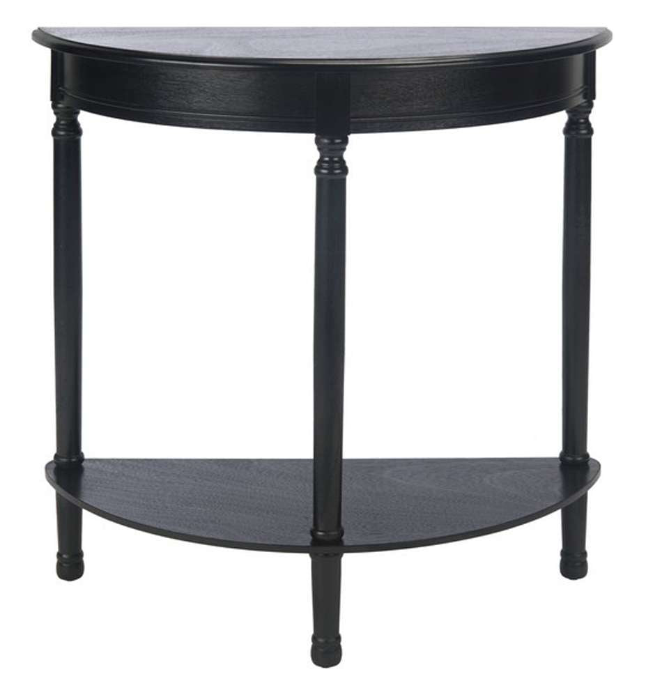 Safavieh - Tinsley 1/2 Round Console Tabl - Black - CNS5723B veiw 1