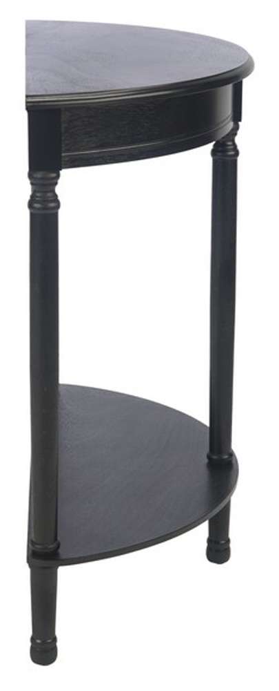 Safavieh - Tinsley 1/2 Round Console Tabl - Black - CNS5723B veiw 3