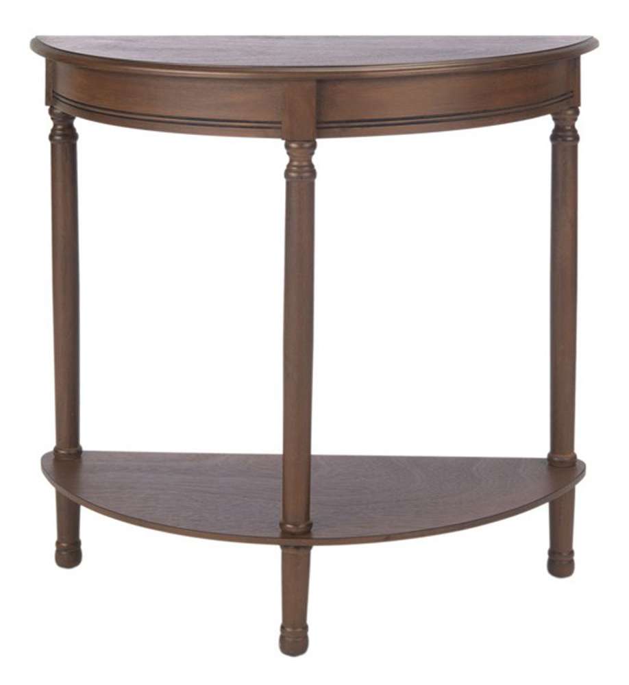 Safavieh - Tinsley 1/2 Round Console Tabl - Brown - CNS5723C veiw 1
