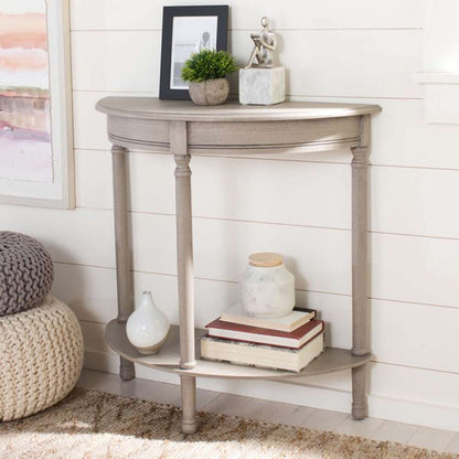Safavieh - Tinsley 1/2 Round Console Tabl - Greige - CNS5723A veiw 2