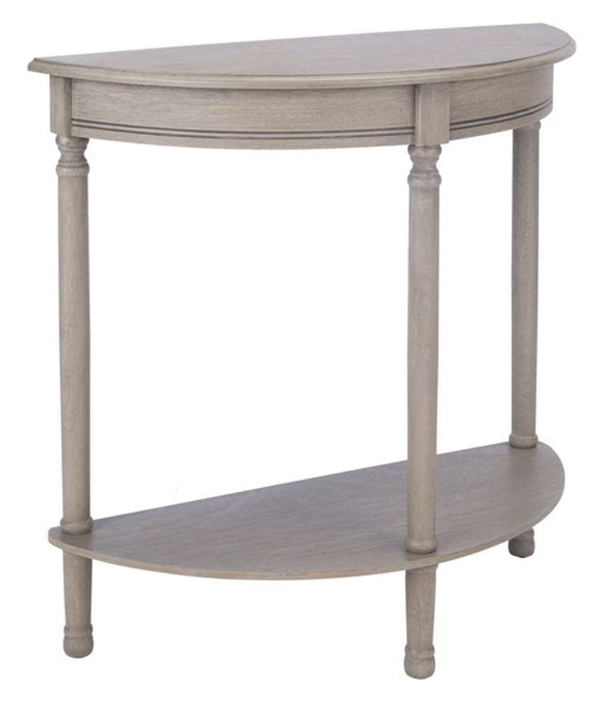 Safavieh - Tinsley 1/2 Round Console Tabl - Greige - CNS5723A veiw 4