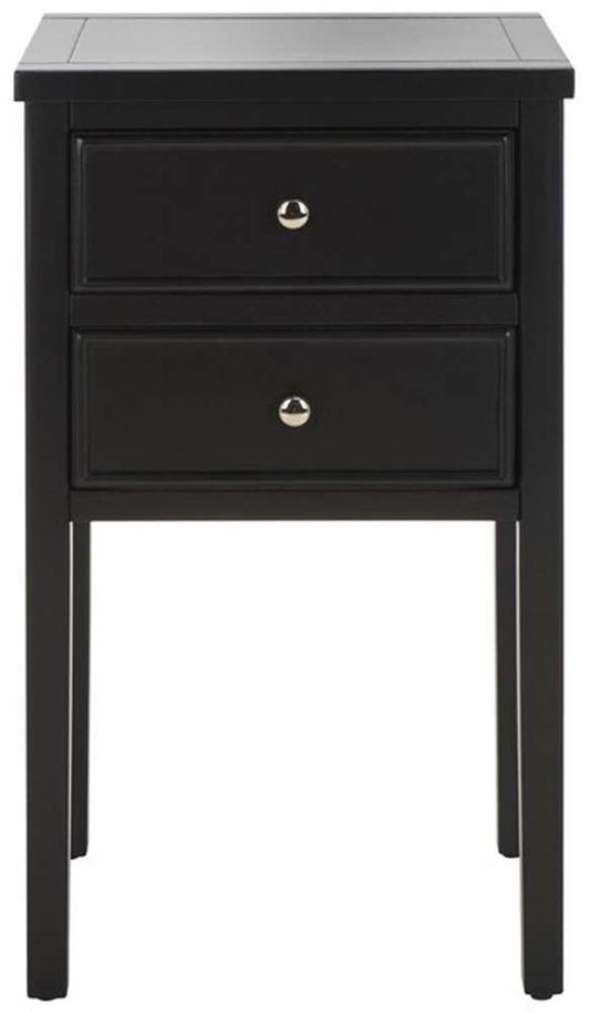 Safavieh - Toby Accent Table W Storage Drwrs - Black - AMH6625G veiw 1