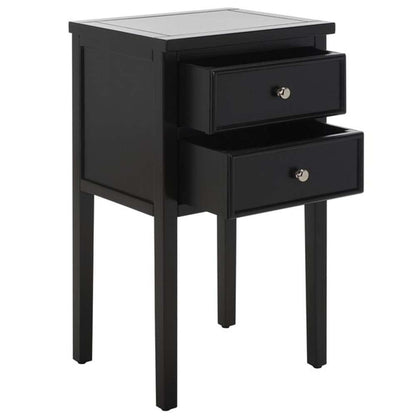 Safavieh - Toby Accent Table W Storage Drwrs - Black - AMH6625G veiw 4