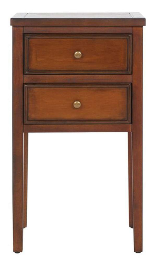 Safavieh - Toby Accent Table W Storage Drwrs - Brown - AMH6625F veiw 1