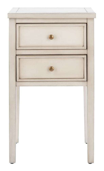 Safavieh - Toby Accent Table W Storage Drwrs - White Birch - AMH6625D veiw 1