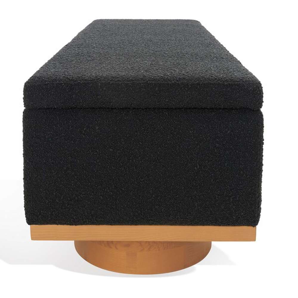 Safavieh - Vianna Boucle Bench - Black - Natural - SFV5049C veiw 5