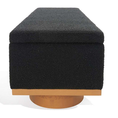 Safavieh - Vianna Boucle Bench - Black - Natural - SFV5049C veiw 5