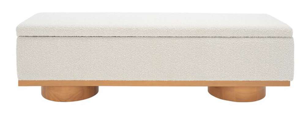 Safavieh - Vianna Boucle Bench - Cream - Natural - SFV5049A veiw 1