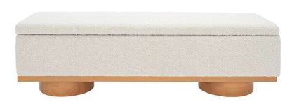 Safavieh - Vianna Boucle Bench - Cream - Natural - SFV5049A veiw 1