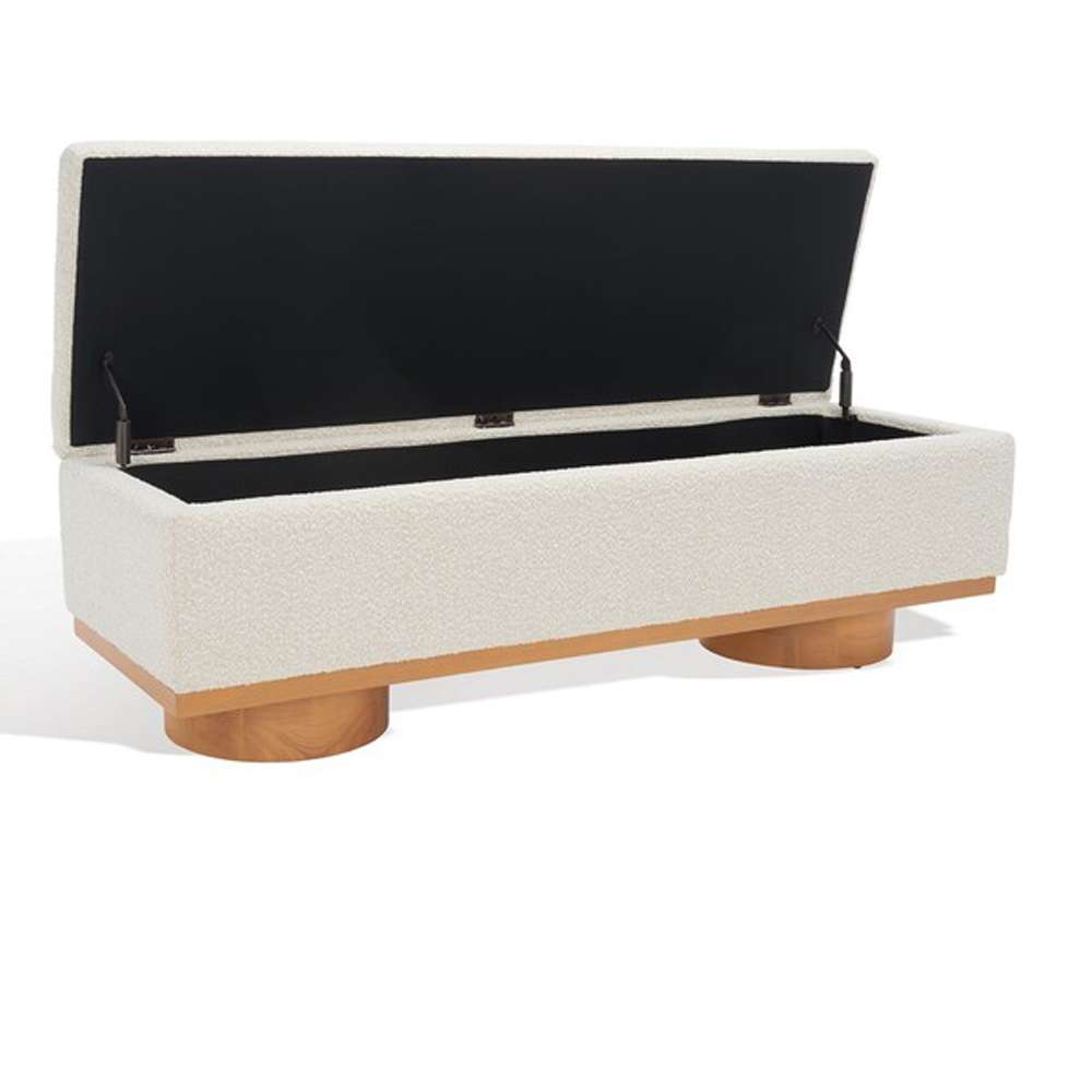Safavieh - Vianna Boucle Bench - Cream - Natural - SFV5049A veiw 3
