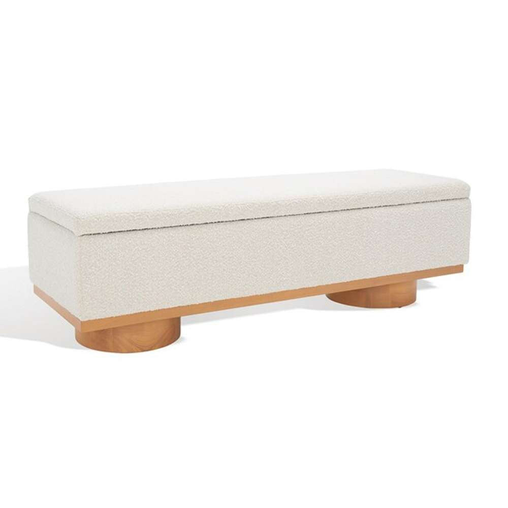 Safavieh - Vianna Boucle Bench - Cream - Natural - SFV5049A veiw 4