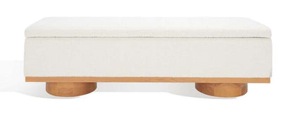 Safavieh - Vianna Boucle Bench - Ivory - Natural - SFV5049B veiw 2