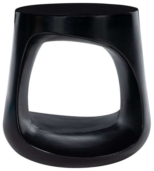 Safavieh - Vikki Concrete Accent Stool - Black - VNN1040C veiw 1