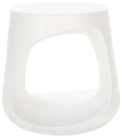Safavieh - Vikki Concrete Accent Stool - Ivory - VNN1040B veiw 1