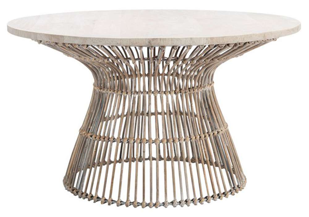 Safavieh - Whent Round Coffee Table - Grey White Wash - COF6507A veiw 1