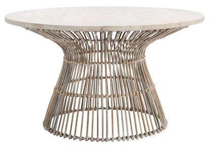 Safavieh - Whent Round Coffee Table - Grey White Wash - COF6507A veiw 1