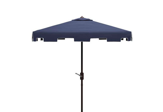 Safavieh - Zimmerman 7.5 Square Umbrella - Navy - White - PAT8400A veiw 1