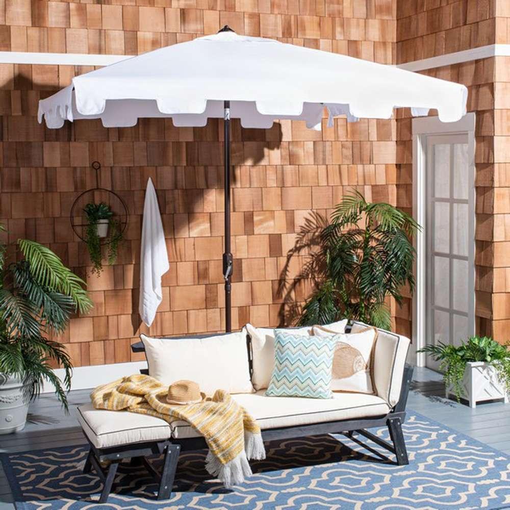 Safavieh - Zimmerman 7.5 Square Umbrella - White - PAT8400K veiw 2
