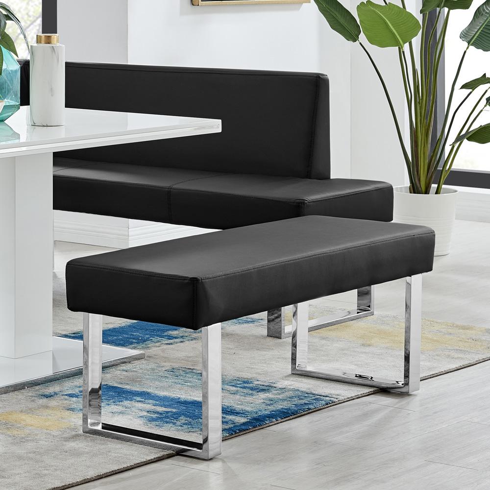 Armen Living - Amanda Black Bench - LCAMBEBLBCH veiw 6