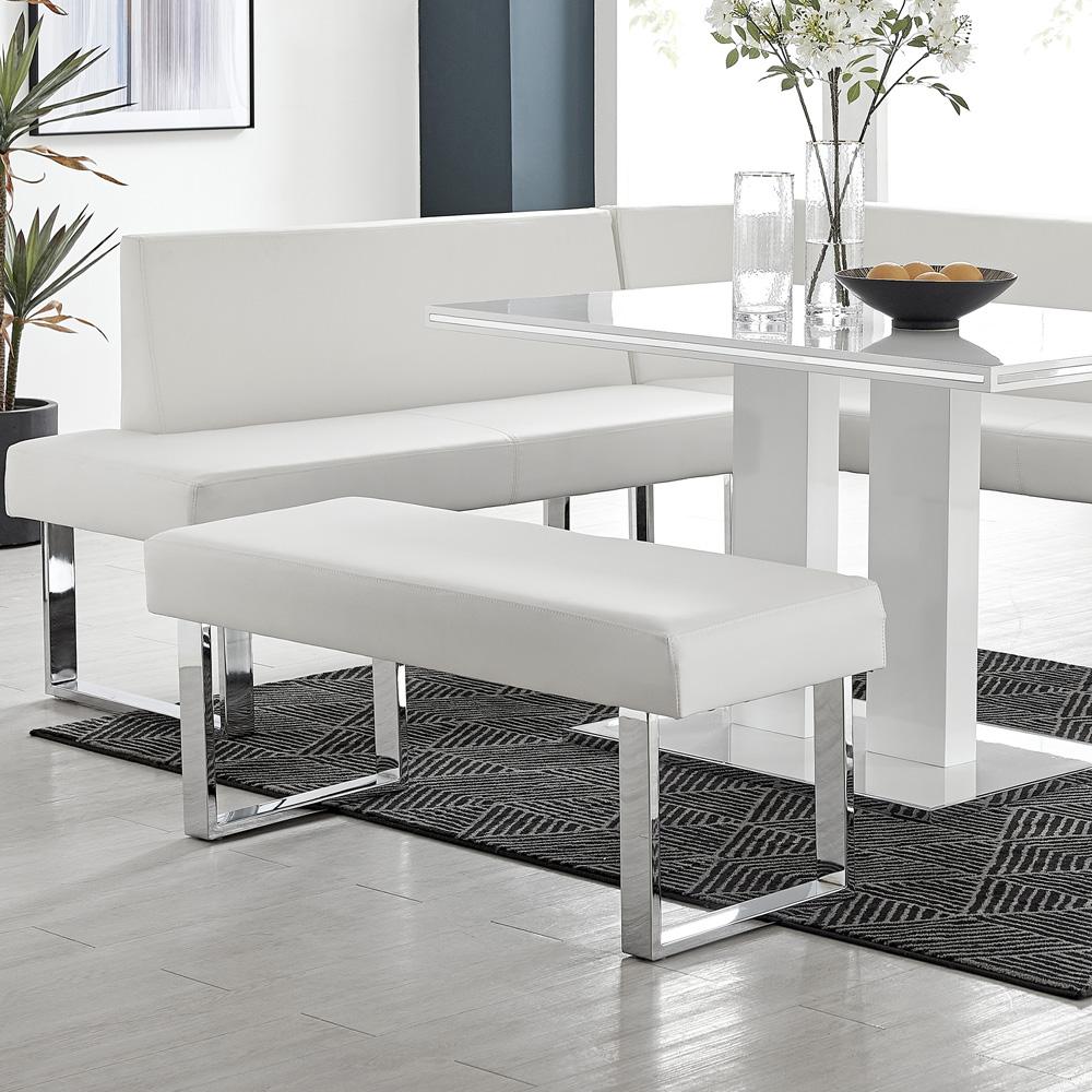 Armen Living - Amanda White Bench - LCAMBEWHBCH veiw 6