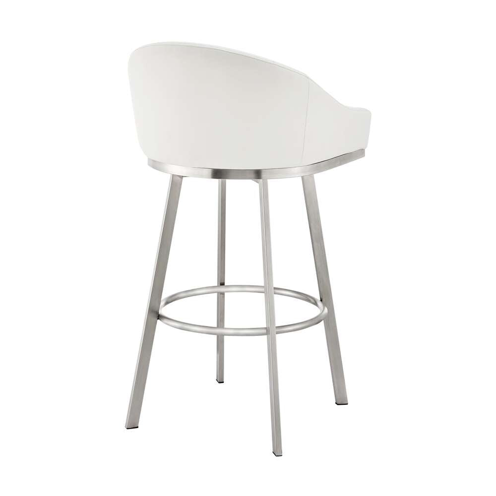 Armen Living Noran Swivel Counter Stool - Thumbnail 4