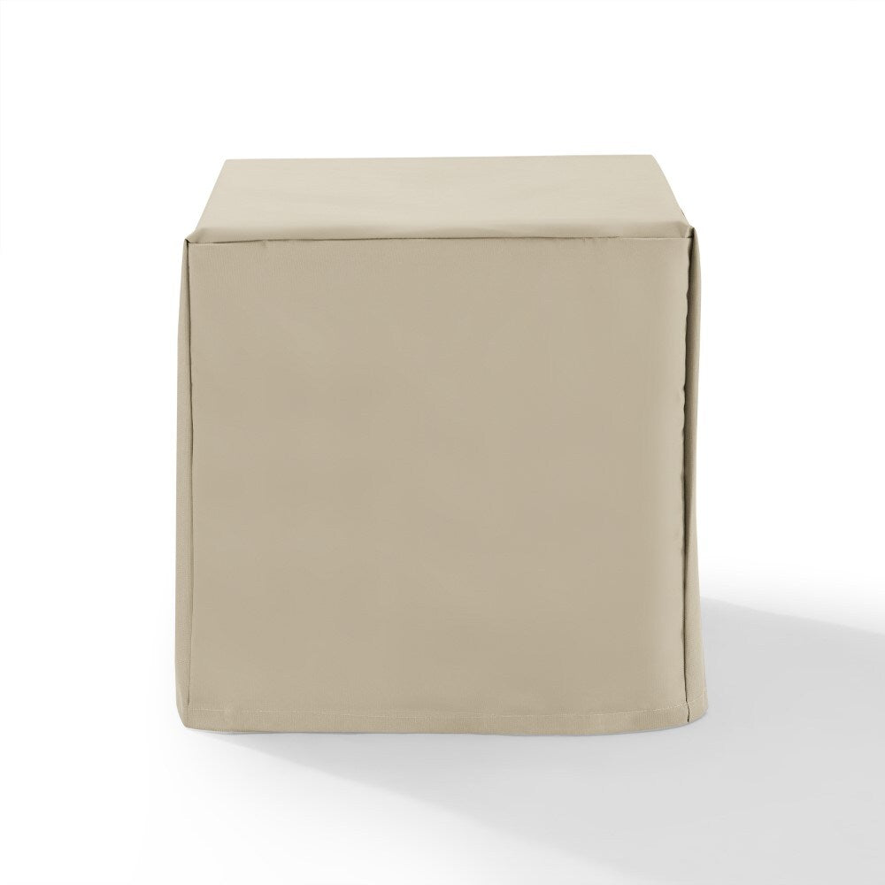 Crosley Furniture - Outdoor End Table Furniture Cover Tan - CO7504-TA veiw 1