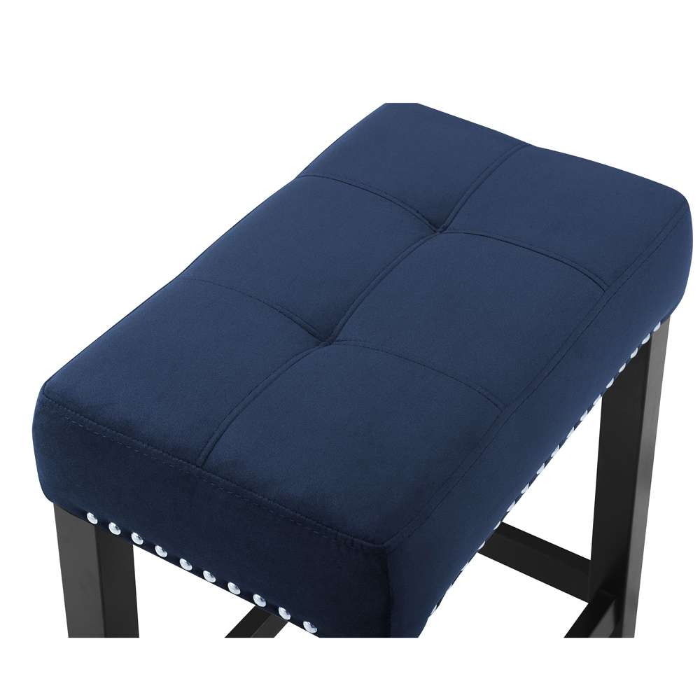 New Classic Furniture - Celeste Theater Bar Table With 3 Stools-Blue - D400-B3S-BLU veiw 2
