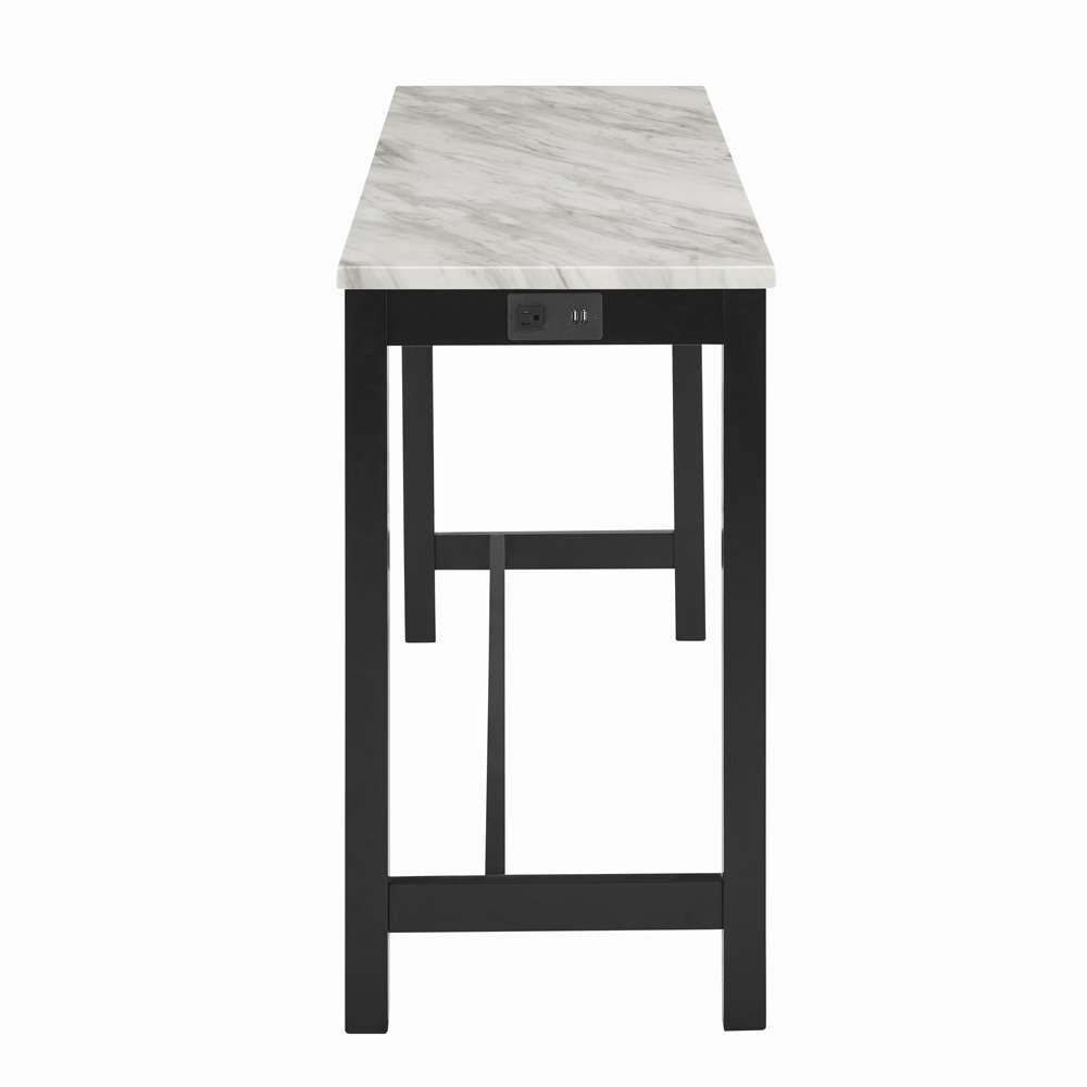 New Classic Furniture - Celeste Theater Bar Table With 3 Stools-Blue - D400-B3S-BLU veiw 4
