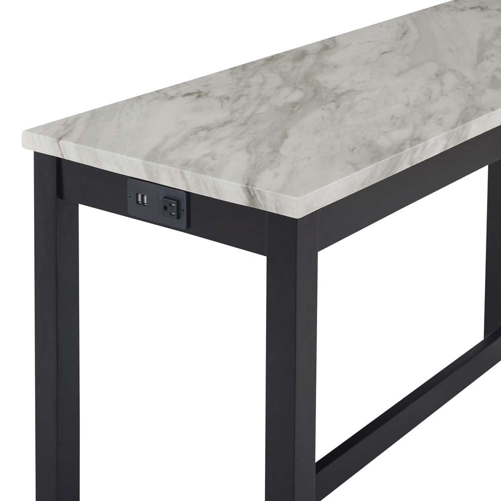 New Classic Furniture - Celeste Theater Bar Table With 3 Stools-Blue - D400-B3S-BLU veiw 5
