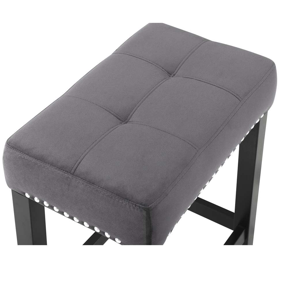New Classic Furniture - Celeste Theater Bar Table With 3 Stools-Gray - D400-B3S-GRY veiw 2