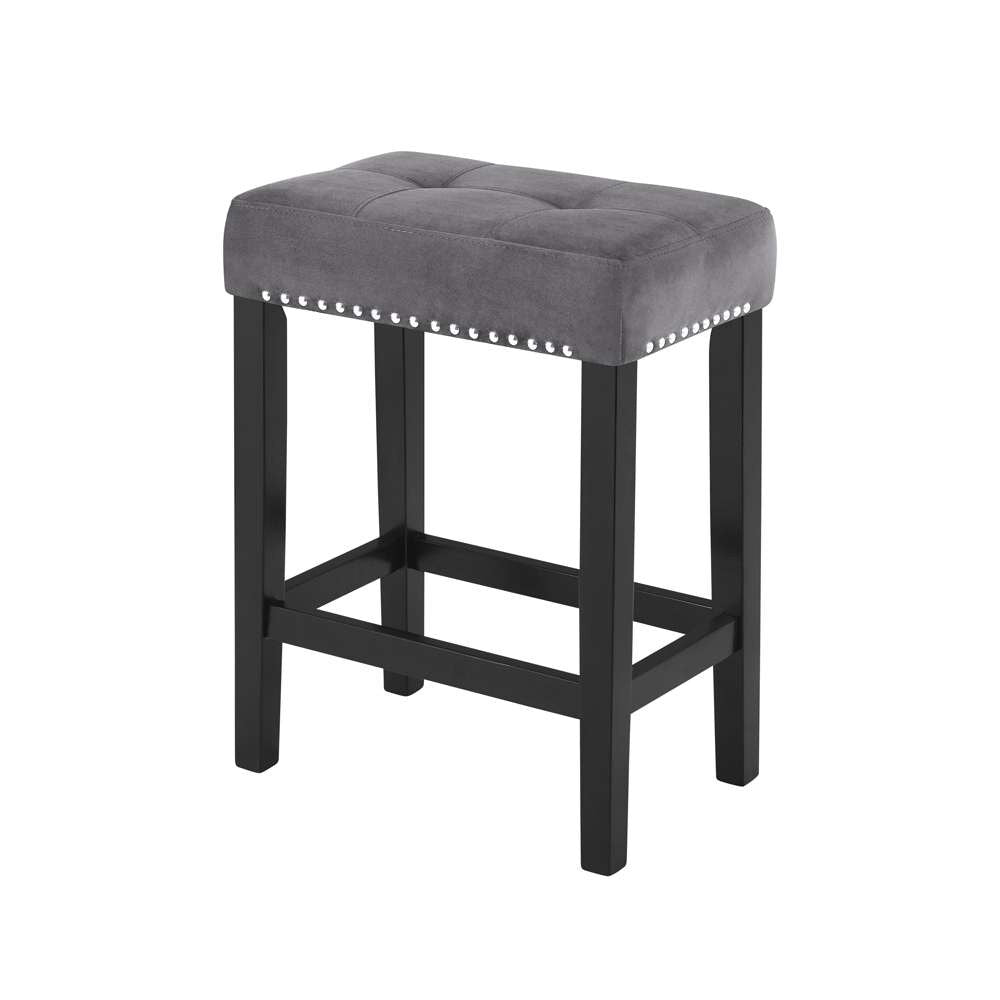New Classic Furniture - Celeste Theater Bar Table With 3 Stools-Gray - D400-B3S-GRY veiw 7
