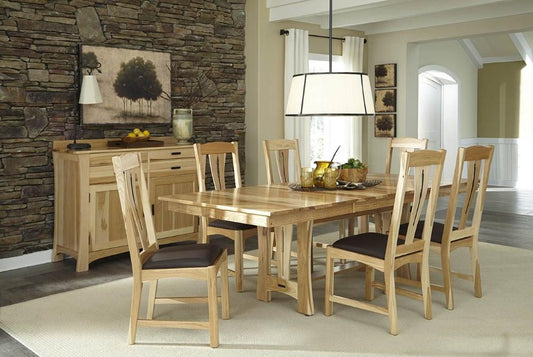 A-America - Cattail Bungalow Comfort Side Chair in Natural Finish (Set of 2) - CATNT2772 veiw 2