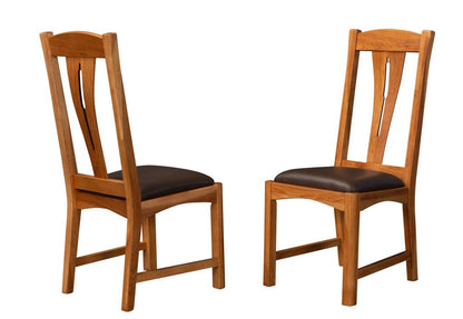 A-America - Cattail Bungalow Comfort Side Chair in Warm Amber Finish (Set of 2) - CATAM2772 veiw 1