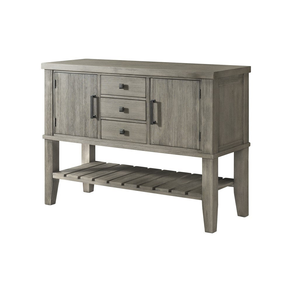 A-America - Huron Server - Distressed Grey Finish - HURDG9010 veiw 1