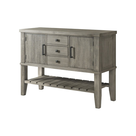 A-America - Huron Server - Distressed Grey Finish - HURDG9010 veiw 1