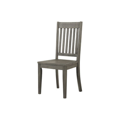 A-America - Huron Slatback Side Chair in Distressed Grey Finish (Set of 2) - HURDG2652 veiw 1