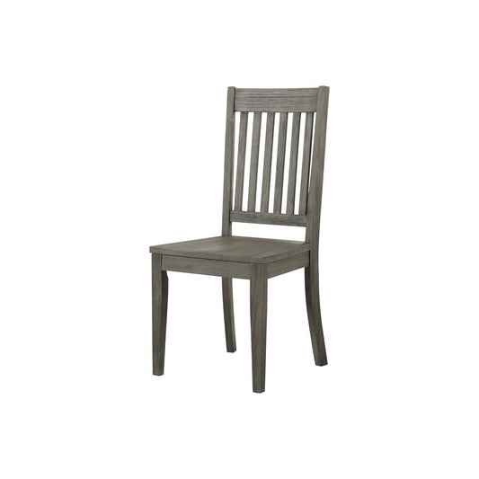 A-America - Huron Slatback Side Chair in Distressed Grey Finish (Set of 2) - HURDG2652 veiw 1