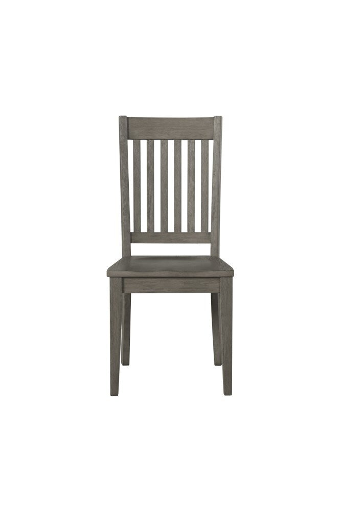 A-America - Huron Slatback Side Chair in Distressed Grey Finish (Set of 2) - HURDG2652 veiw 2