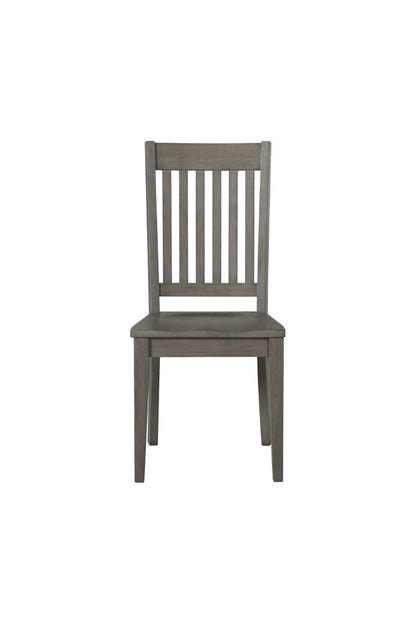 A-America - Huron Slatback Side Chair in Distressed Grey Finish (Set of 2) - HURDG2652 veiw 2
