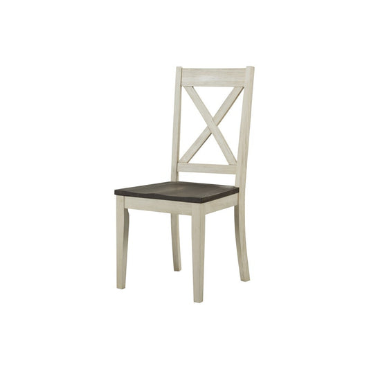 A-America - Huron X-Back Side Chair in Cocoa-Chalk Finish (Set of 2) - HURCO2472 veiw 1