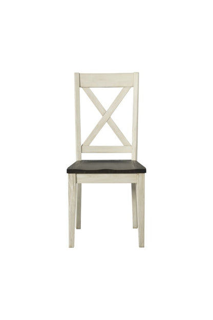 A-America - Huron X-Back Side Chair in Cocoa-Chalk Finish (Set of 2) - HURCO2472 veiw 2