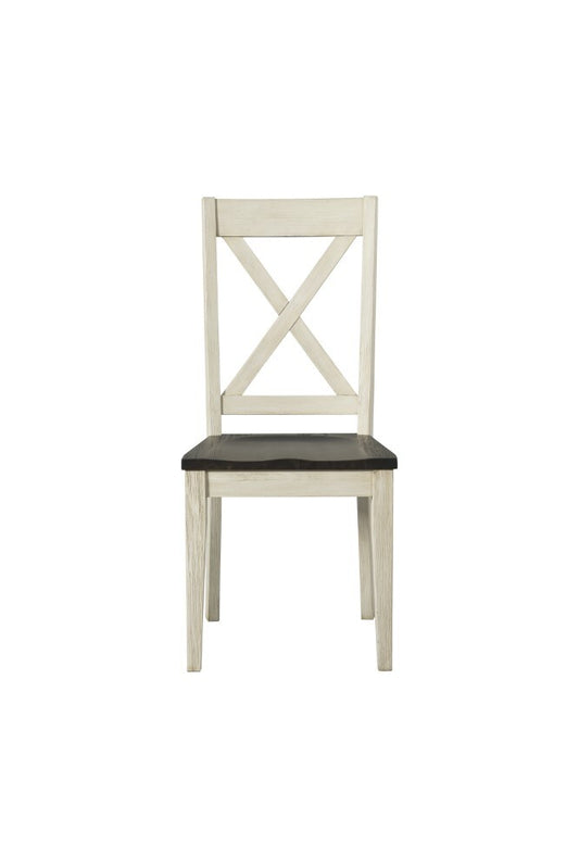 A-America - Huron X-Back Side Chair in Cocoa-Chalk Finish (Set of 2) - HURCO2472 veiw 2