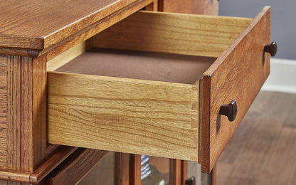 A-America - Laurelhurst 54in Server in Mission Oak Finish - LAUOA9020 veiw 5